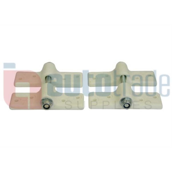 CANOPY CLAMP 2PC WHITE