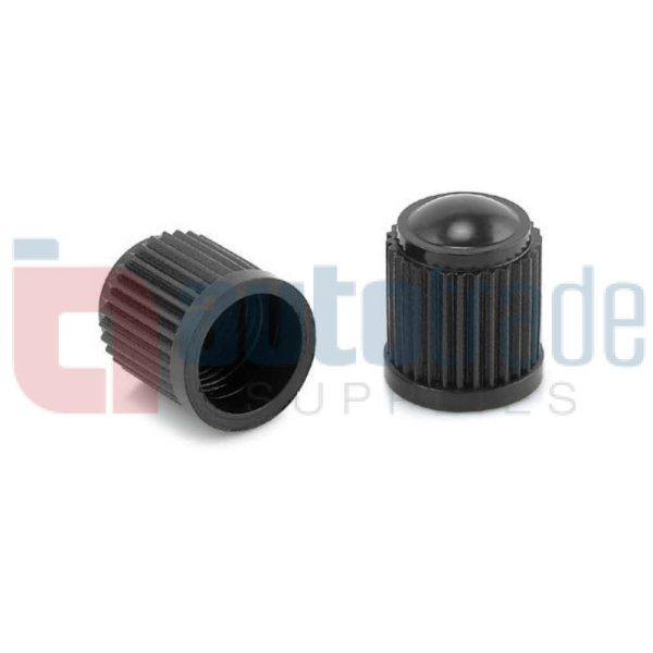 TYRE VALVE CAP BLACK (50)