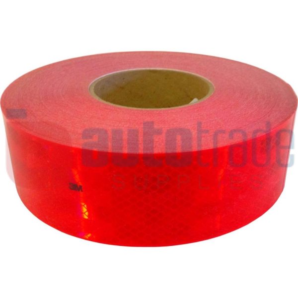 TAPE REFLECTIVE 3M RED