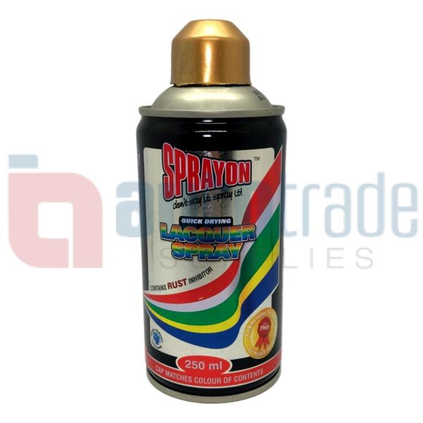 SPRAY PAINT SATIN GOLD