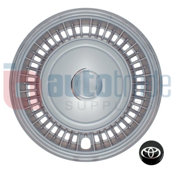 WHEEL COVER SET SILVER 14"