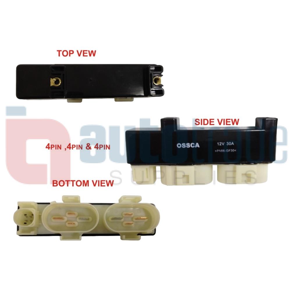 RELAY AIRCON (BLACK) Auto Trade Supplies