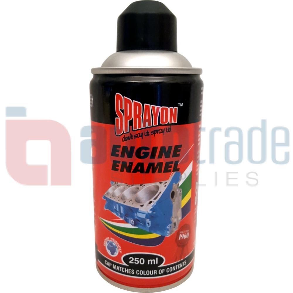 SPRAY PAINT ENGINE BLACK Auto Trade Supplies