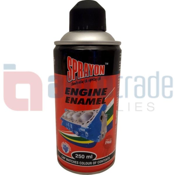 SPRAY PAINT ENGINE BLACK MATT