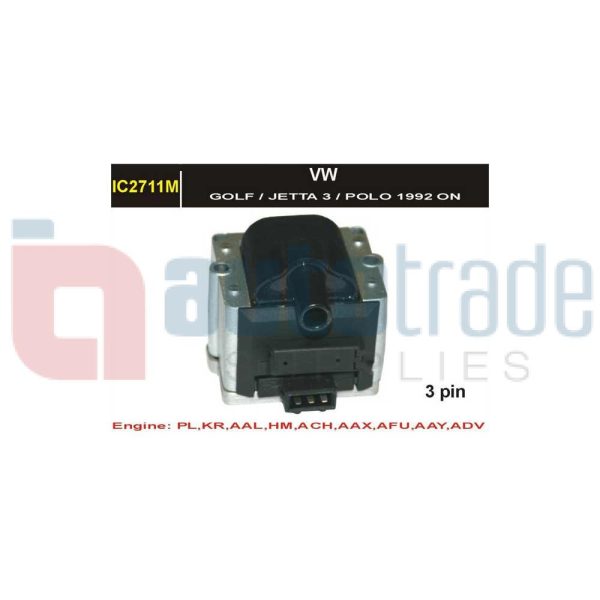 COIL ELECTRONIC 3PIN (L/BOLT)