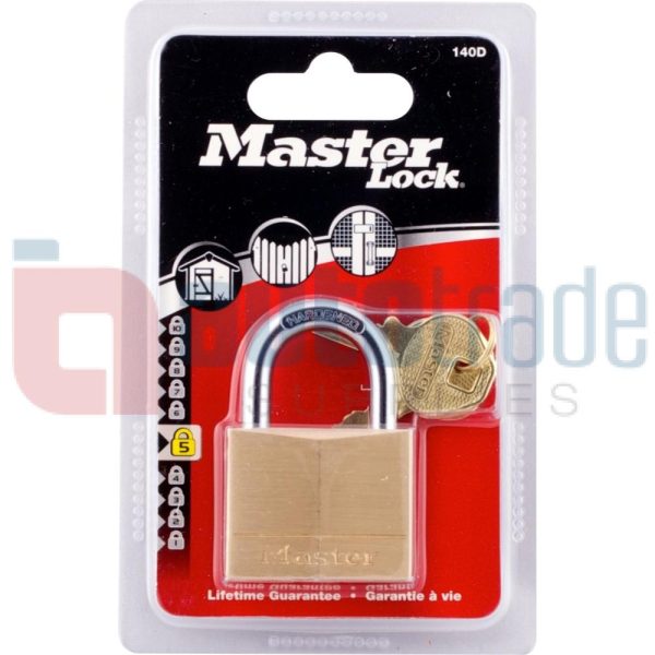 MASTERLOCK BRASS PADLOCK 40MM