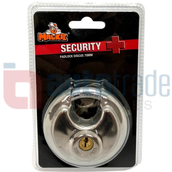 MACKIE DISCUS PADLOCK 70MM
