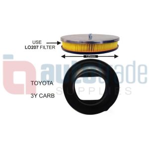 CHROME FILTER (TOYOTA 3Y)