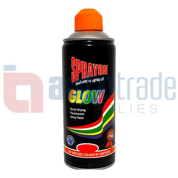 SPRAY PAINT ORANGE FLUORESCENT