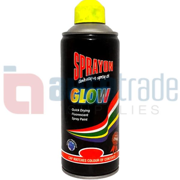 SPRAY PAINT YELLOW FLUORESCENT