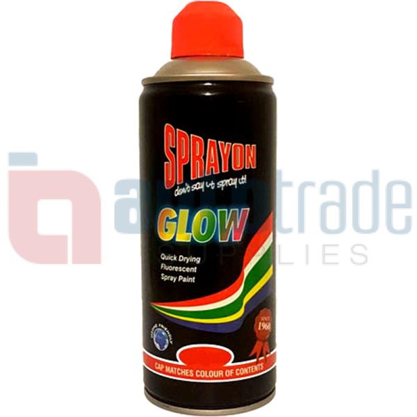 SPRAY PAINT AMBER FLUORESCENT