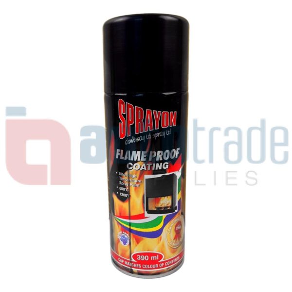 SPRAY PAINT FIRE BLACK