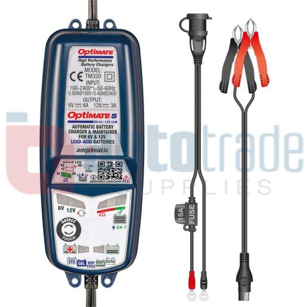 OPTIMATE 5 SMART CHARGER 120AH