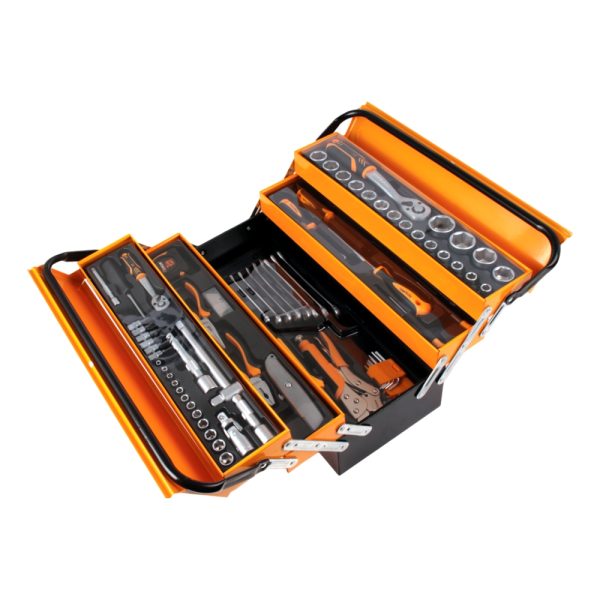 TOOL KIT IN 5 TRAY TOOL BOX 85PC