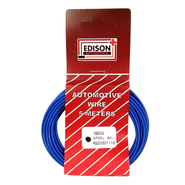 AUTO CABLE 1.0mm (5mtr-BLUE)