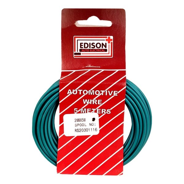AUTO CABLE 2.0mm (5mtr-GREEN)