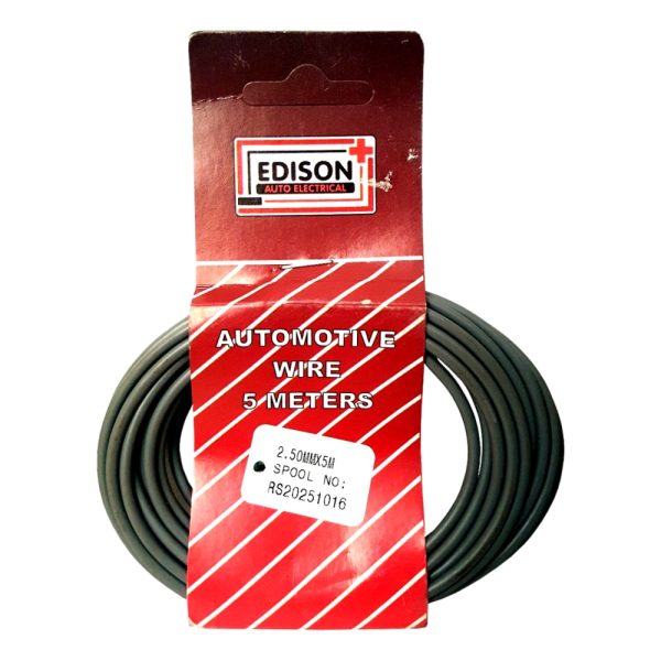 AUTO CABLE 2.5mm (5mtr-GREY)