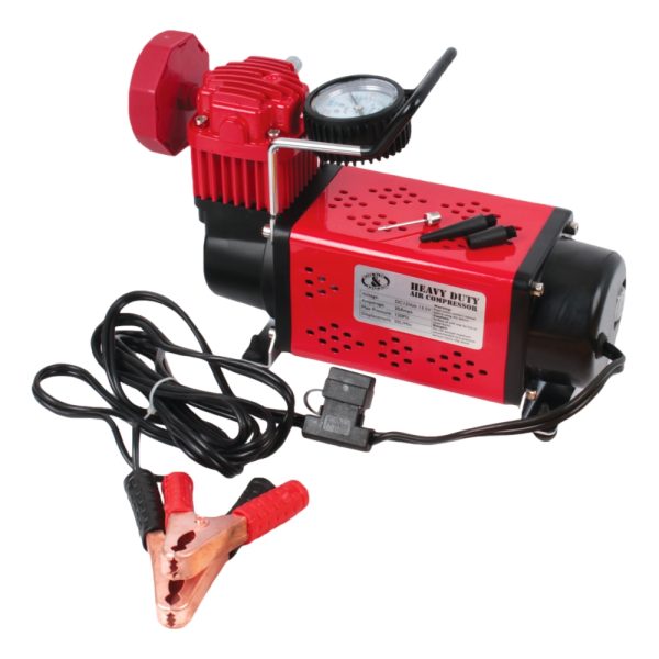 COMPRESSOR 4X4 H/DUTY RED 12V