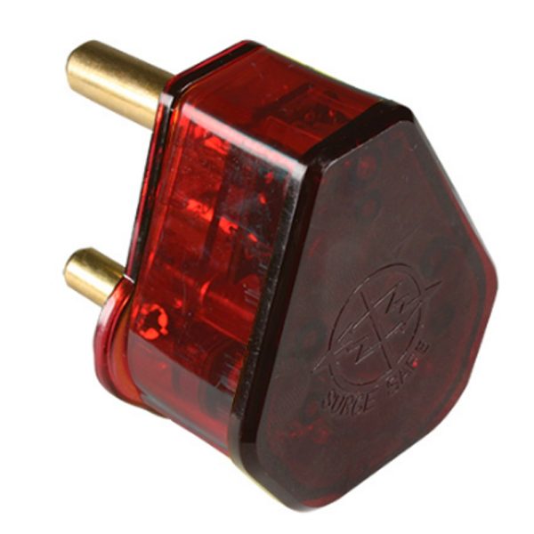 ELECTRICAL PLUG 15AMP RED
