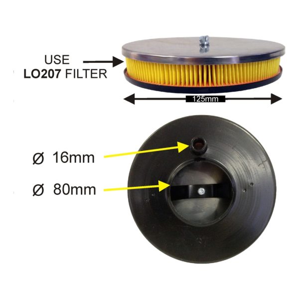 CHROME FILTER (80MM)
