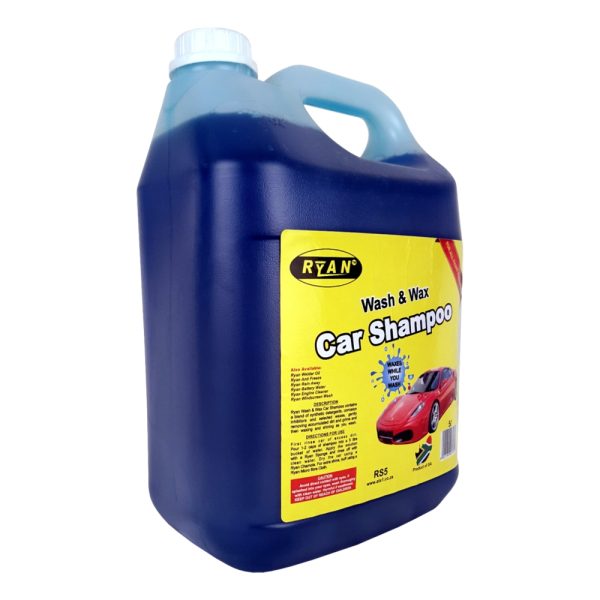 RYAN WASH & WAX SHAMPOO 5L