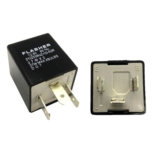 FLASHER UNIT UNIVERSAL (BLACK)