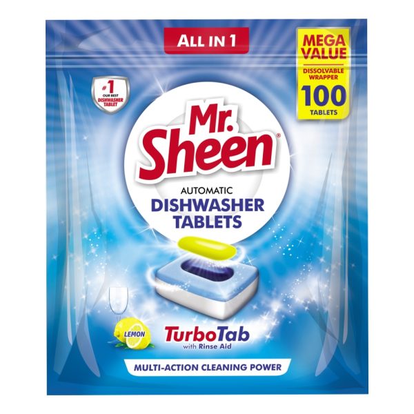 MR SHEEN AUTO DISH TABS 100PC