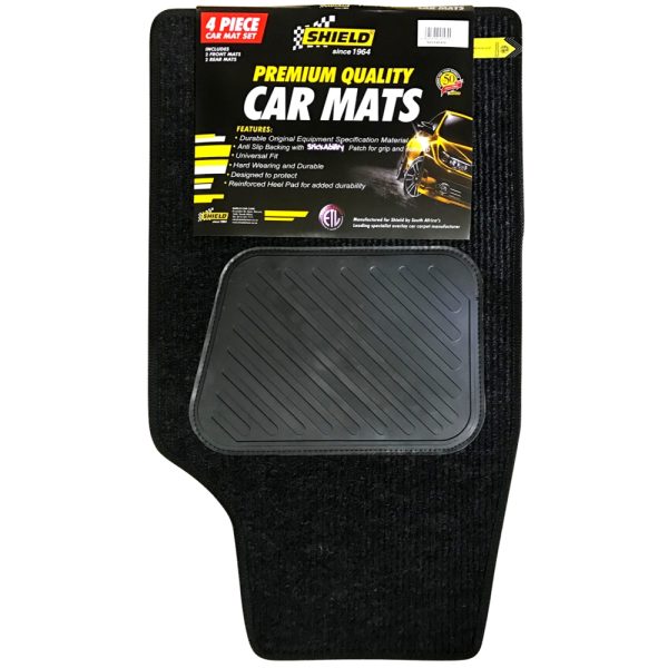 SHIELD CAR MATS LARGE 4PC