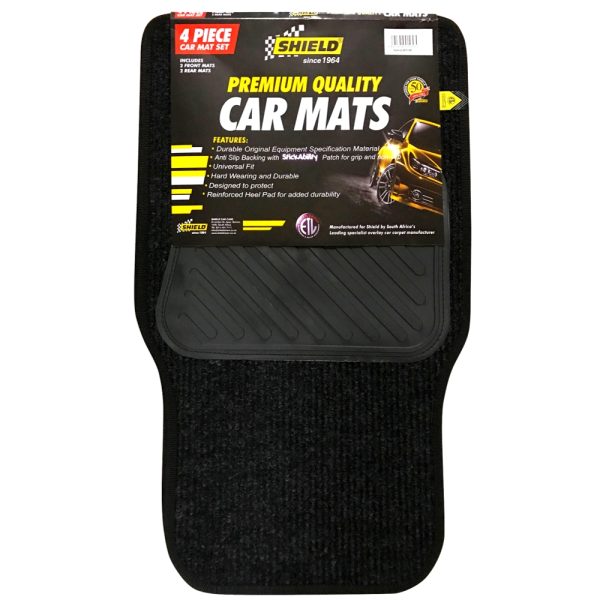 SHIELD CAR MATS SMALL 4PC