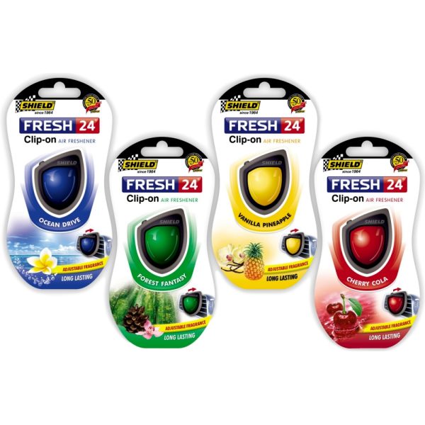 SHIELD FRESH 24 CLIP-ON 12PC