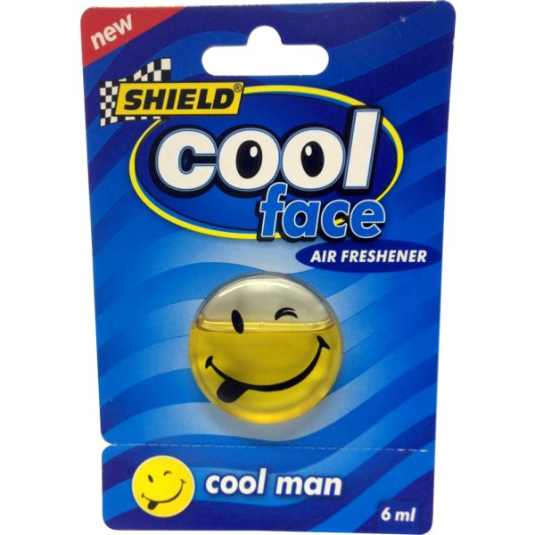 SHIELD COOL FACE COOL MAN