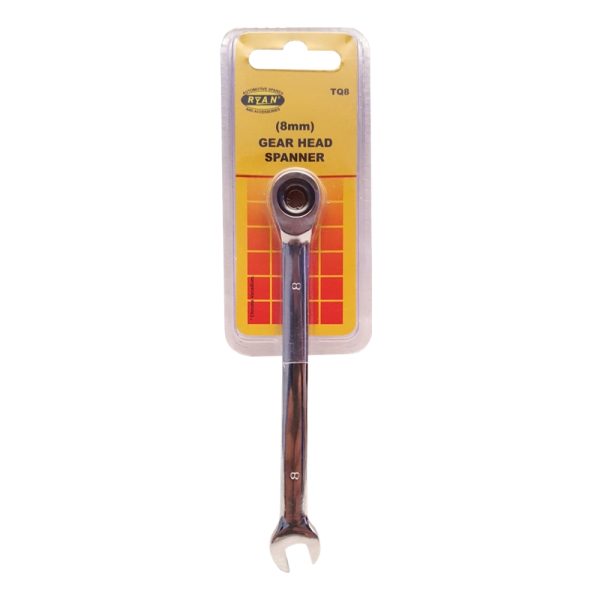 SPANNER GEAR HEAD  8MM
