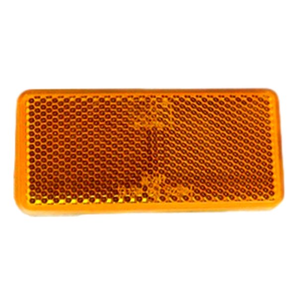 REFLECTOR STICK ON AMBER 10PC