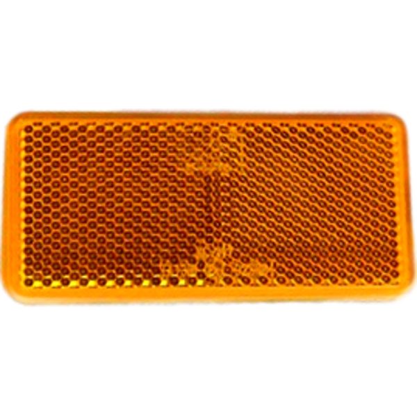 REFLECTOR STICK ON AMBER 10PC