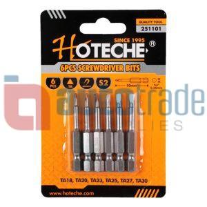 S/DRIVER BITS SET 6PC TRIANGLE