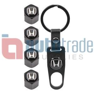 KEY RING & VALVE CAP SET HONDA