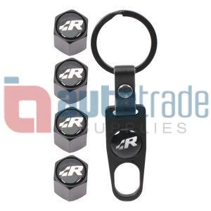 KEY RING & VALVE CAP SET RACING