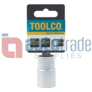 SOCKET 17MM 1/2DR.12PT