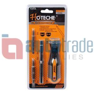 SCREWDRIVER SET PHILIPS/FLAT 6-IN-1