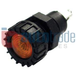 LAMP PILOT  AMBER W/REMOVABLE BULB