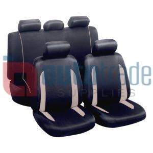 SEAT COVER 9PC GREY SPA