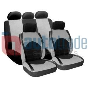 SEAT COVER 9PC GREY DINO