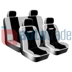 SEAT COVER 8PC GREY WEST COAST