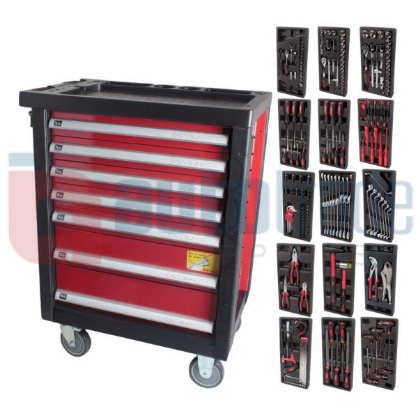 TOOL KIT 7 DRAWER W/4 WHEELS