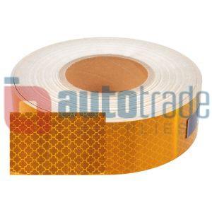 REFLECTIVE TAPE AMBER 50MMX50M EMARK