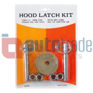 BONNET SAFETY PINS CHROME SET