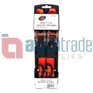 RATCHET TIE DOWN 2 PC 5MX25MM 1500