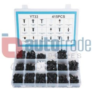 PANEL CLIPS UNVERSAL ASSORTED 415PCS
